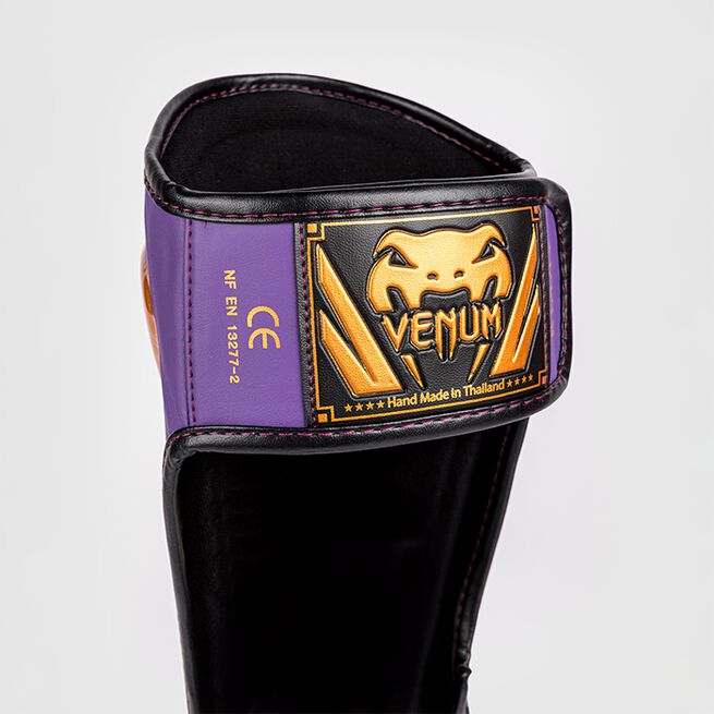 Venum Elite Shin Guards Dark Purple