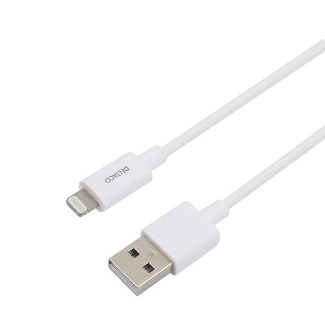 USB-A Lightning-Kabel 1 m, Vit
