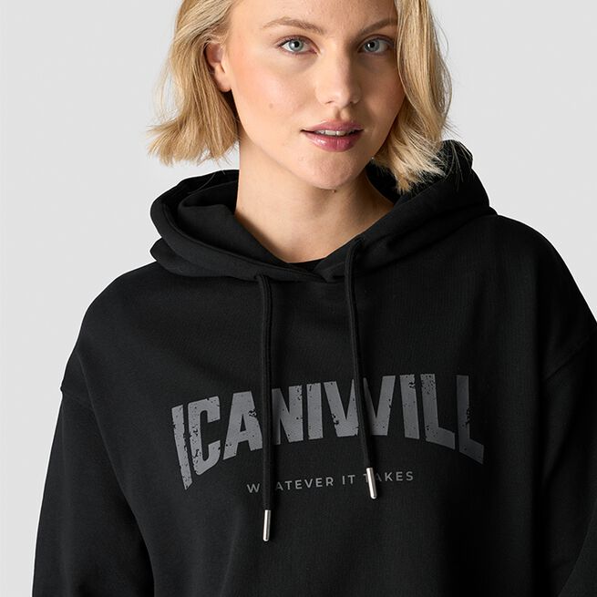 Revive Hoodie Print Svart