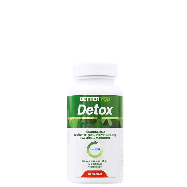 Detox 10 Dagar med Högdoserat Grönt-te 60 kapslar