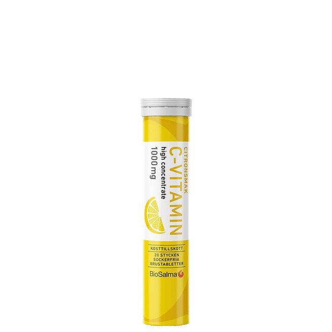C-vitamin 1000mg Citron, 20 brustabletter Citron