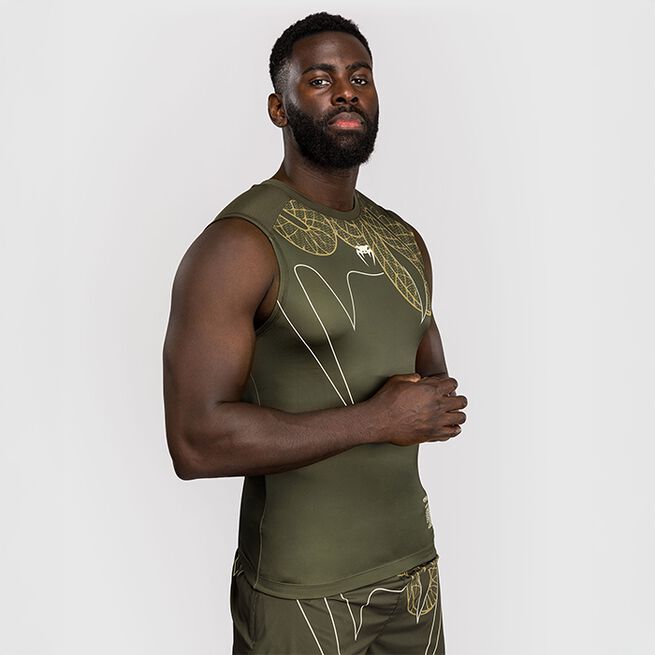 Serpenti Rashguard Ärmellös Khaki Brons Ivory