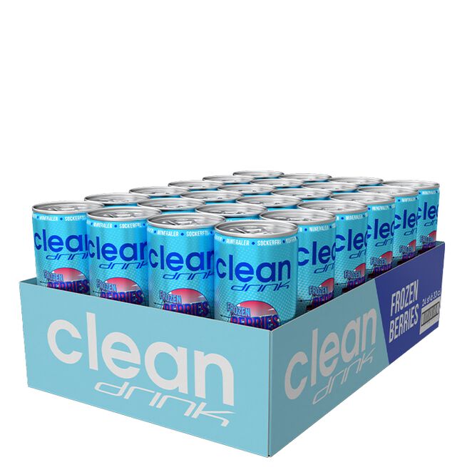 Flak 24 x Clean Drink 330 ml Frozen Berries