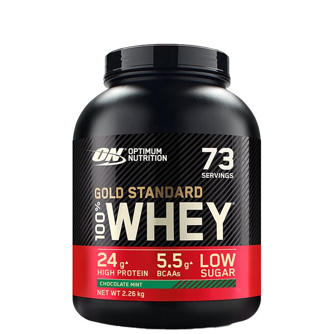 100% Whey Gold Standard Vassleprotein 2273 g Chocolate Mint