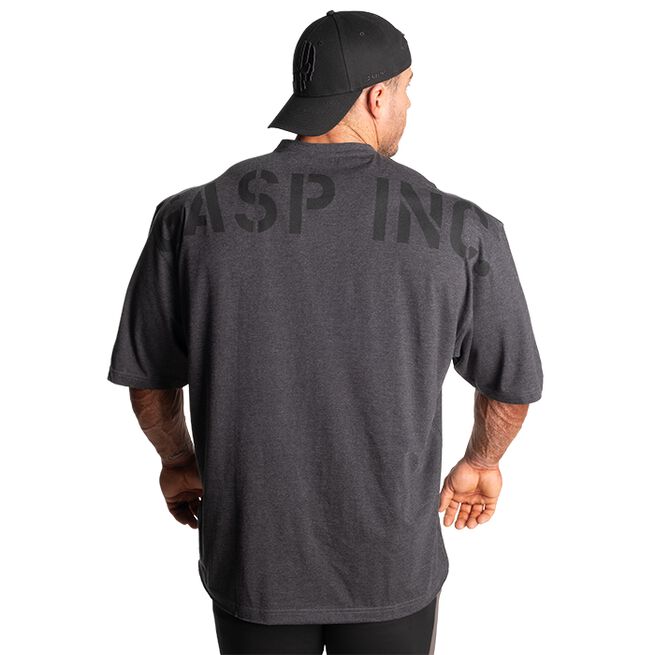 Division Iron Tee, Dark Grey Melange