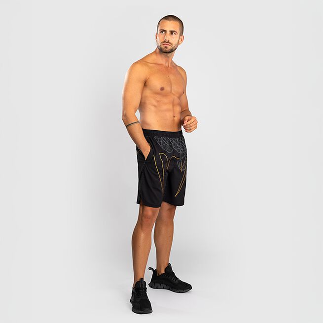 Serpenti Träningsshorts Svart Silver Guld