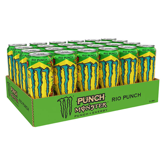 24 x Monster Energy Juiced 50 cl Rio Punch