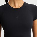 Seamless Flex Tee, Black, L