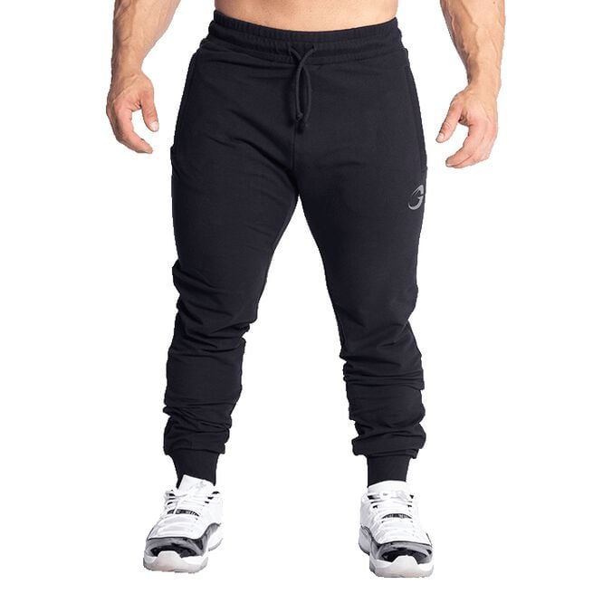 GASP Tapered Joggers, Black, S 