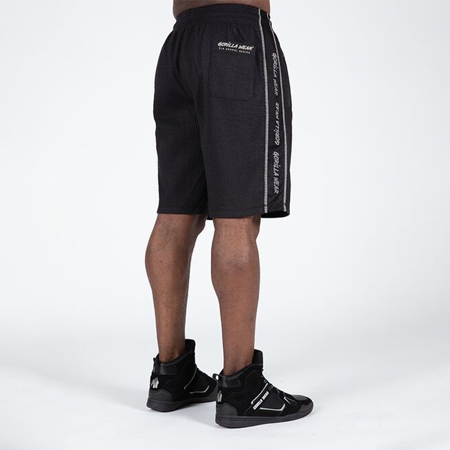 Buffalo Old School Workout Shorts, Black/Grey
