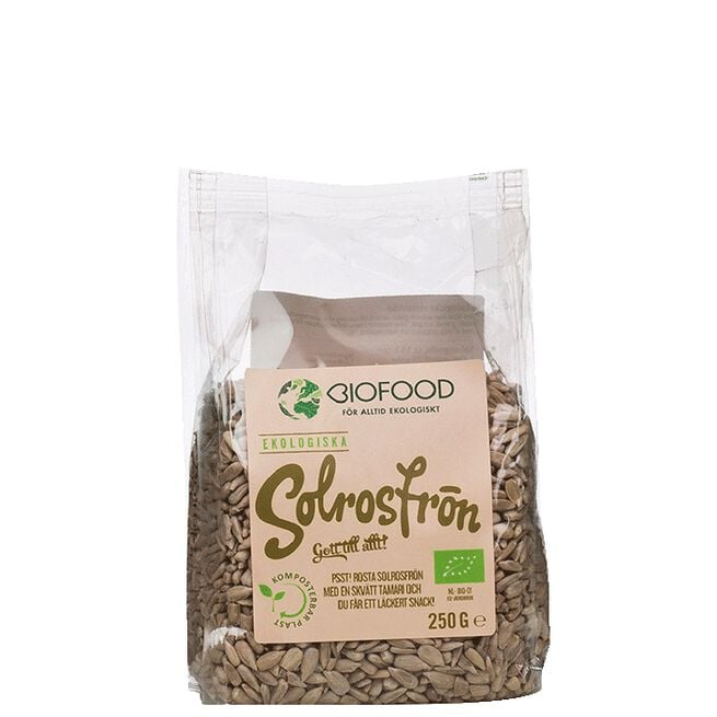 Ekologiska Solrosfrön 250 g