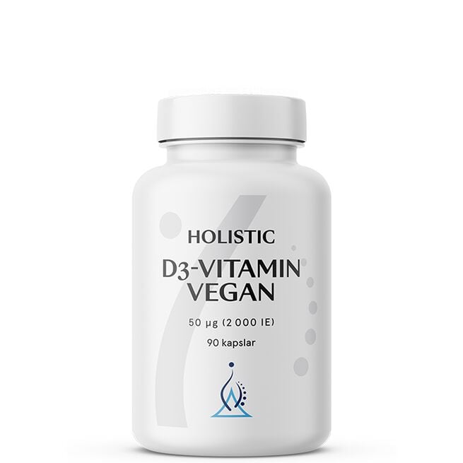 D3-vitamin vegan 2000IE (50 µg) 90 vegetabiliska kapslar