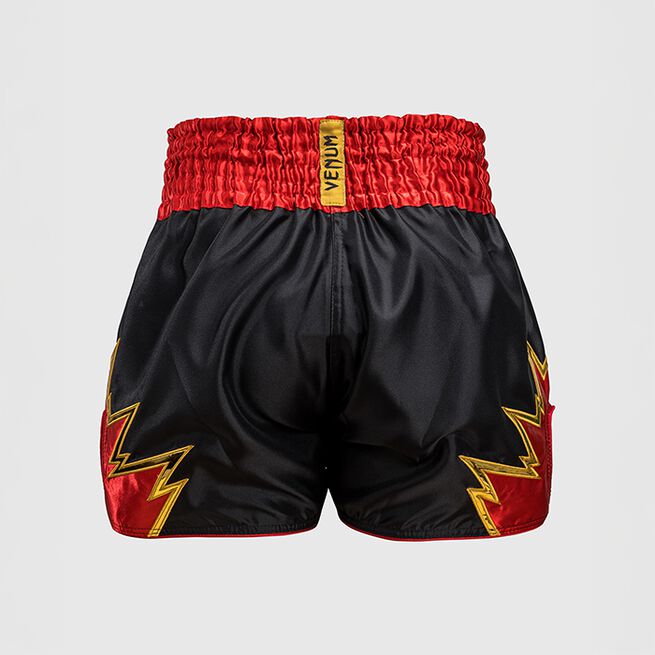 Inferno Muay Thai Shorts Svart Guld Röd