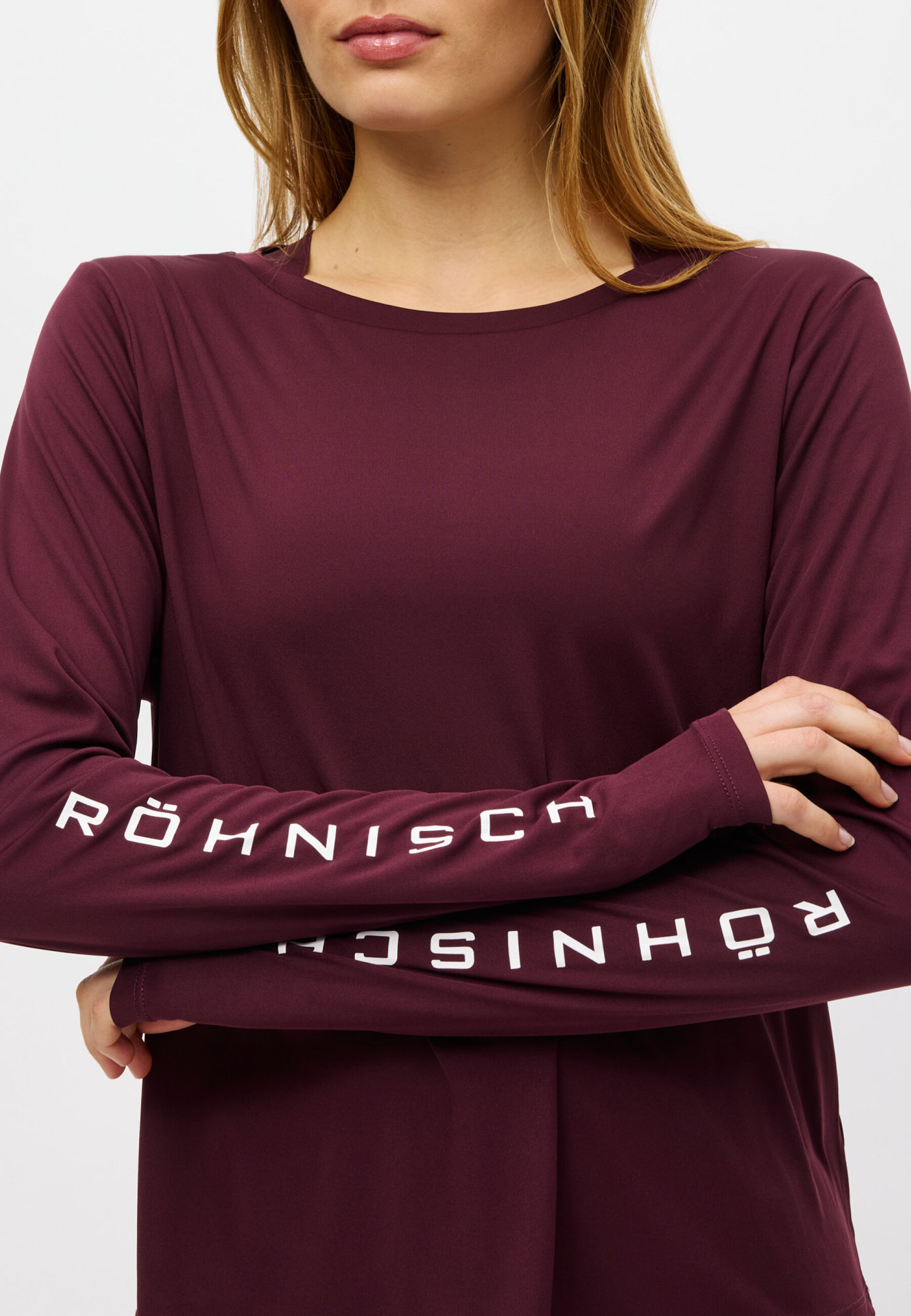 Team Logo Long Sleeve Lila