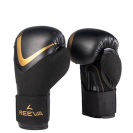 Boxing Gloves Microfiber Leather Gold, 12 oz  Boxningshandskar Mocka Guld