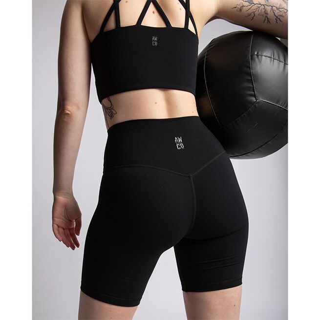Studio Biker Shorts, Matte Black