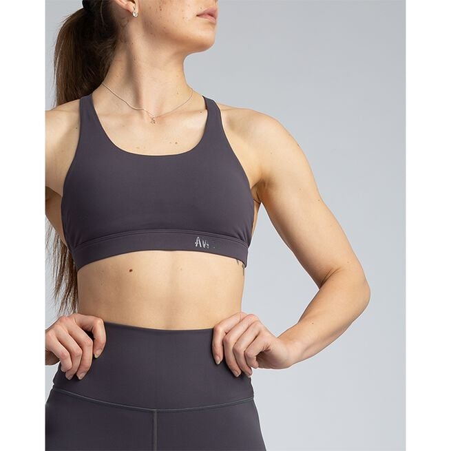 Core Sports Bra 2.0, Smoke Grey