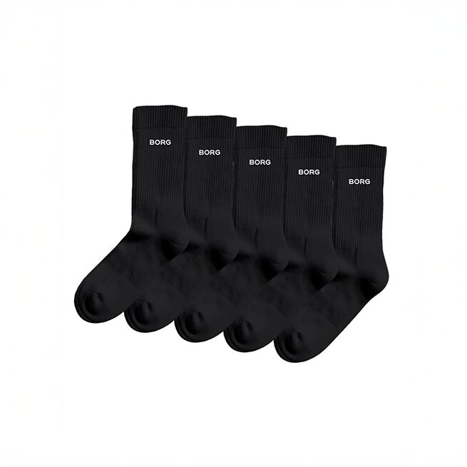 Essential Crew Sock 5p, Multipack 2, 35-38