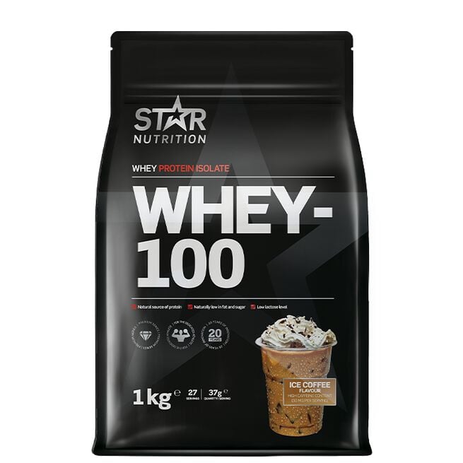 Whey-100 Vassleprotein 1 kg Ice Coffee