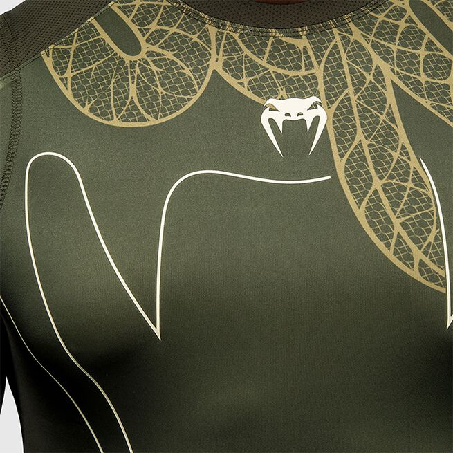 Serpenti Rashguard Ärmellös Khaki Brons Ivory