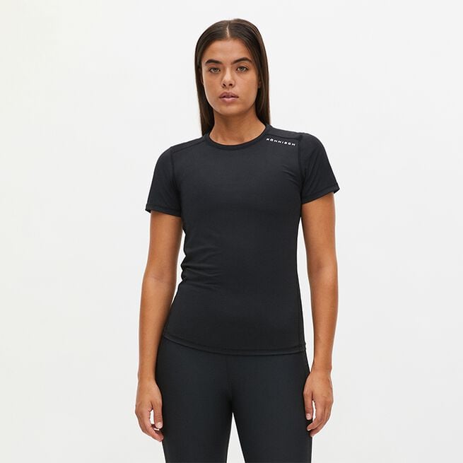 Jacquard T-shirt Svart