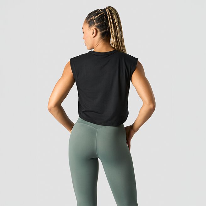 Stride Kort Träningslinne Svart