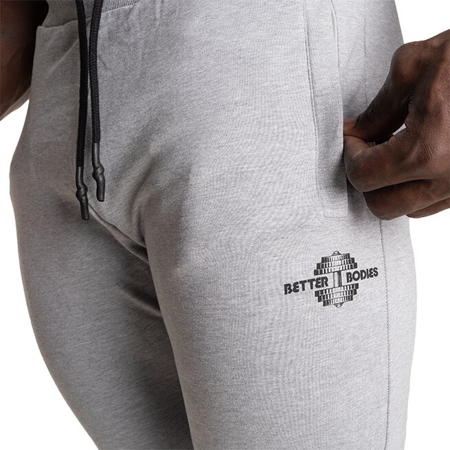 Tapered Joggers V2, Light Grey Melange