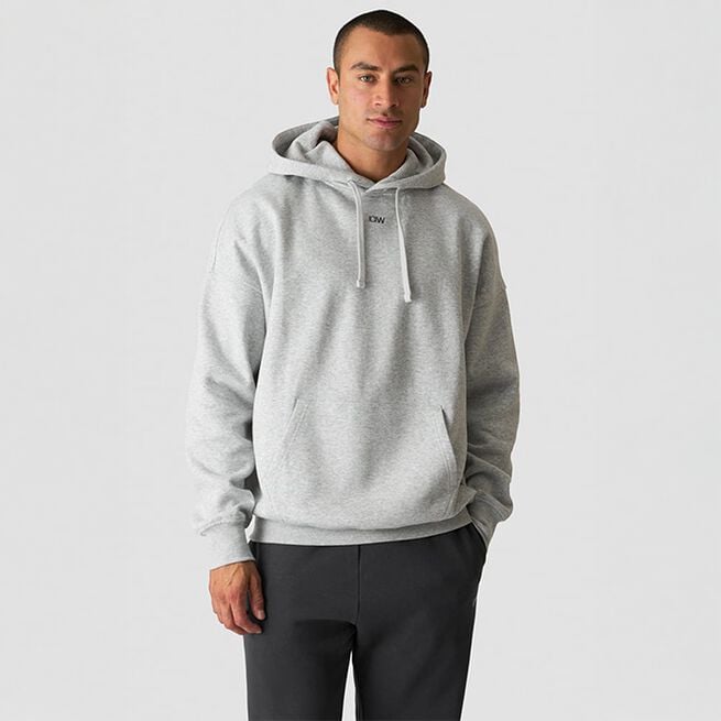 Everyday Relaxed Hoodie Grå