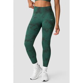 Define Seamless Tie Dye Tights, Hunter Green, XS  Define Träningstights Grön