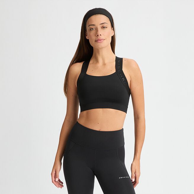 Kay Sports Bra, Black/Black
