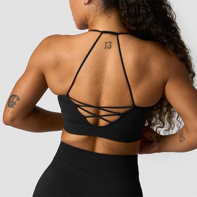 Shape Strappy Sport-Bh Svart