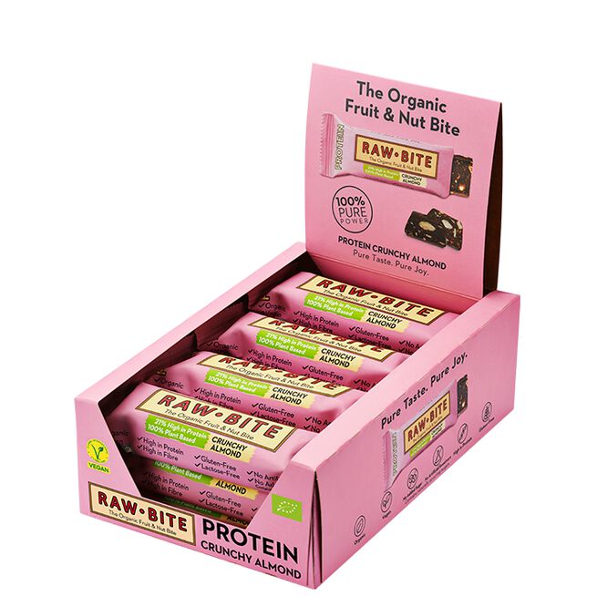 12 x Frukt & Nötbar 50 g Protein/Mandel