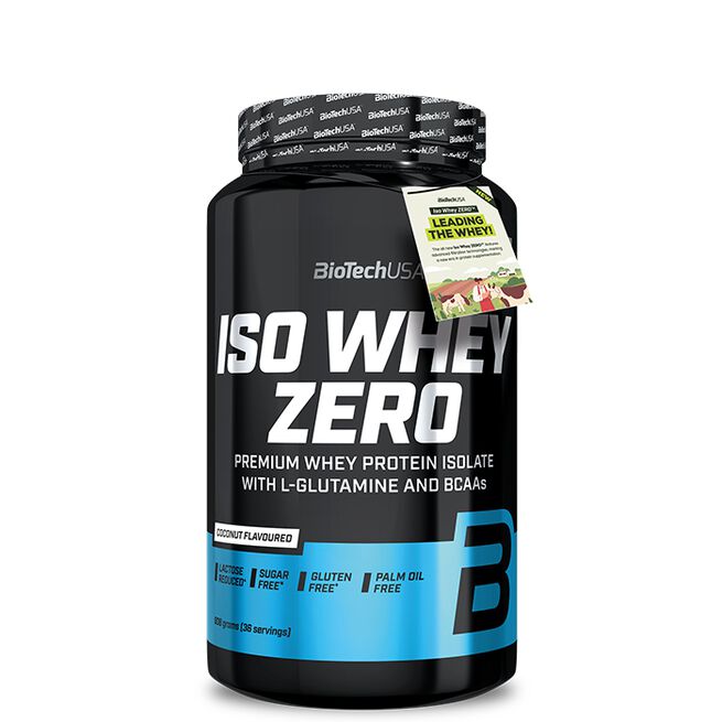Iso Whey Zero Laktosreducerat Vassleproteinisolat 908 g Coconut