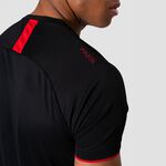 Smash Padel Tech T-shirt, Black/Red, L 