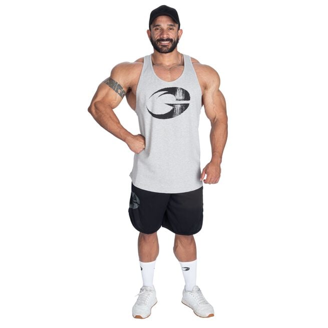 Gasp Rib Essential T-Back Grå