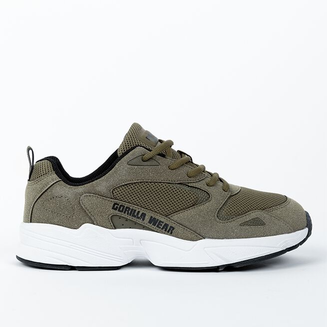 Newport Sneakers, Army Green, 38 