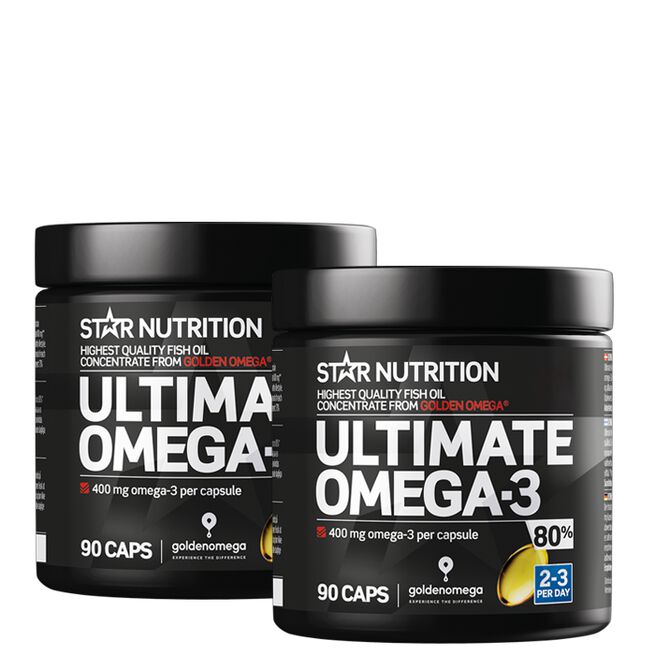 2 x Ultimate Omega-3 80% 90 kapslar
