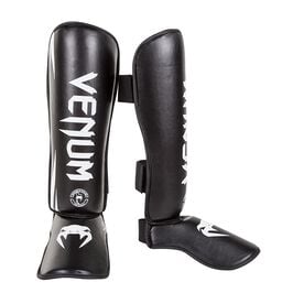 Venum Challenger Standup Shin Guards - Black Venum "Challenger" Standup Shinguards, Black