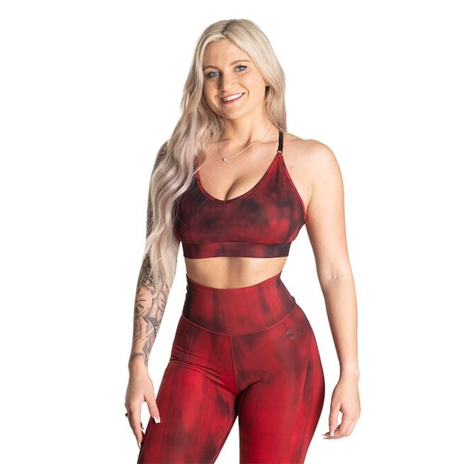 High Line Short Top, Chili Red Grunge