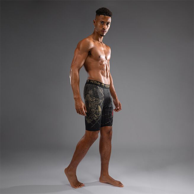 Santa Muerte 5.0 Vale Tudo Shorts Svart Guld