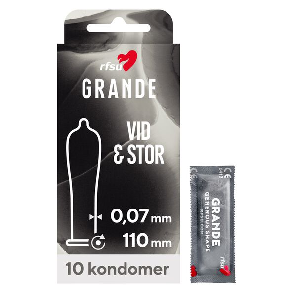 RFSU Grande Stora Kondomer 10-pack
