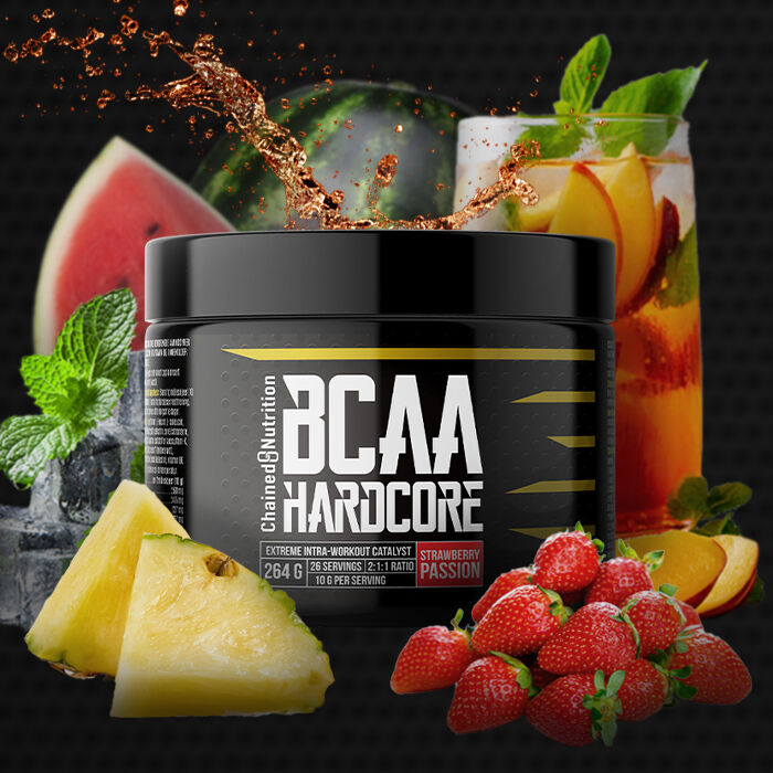 BCAA Hardcore Pulver 264 g strawberry_passion