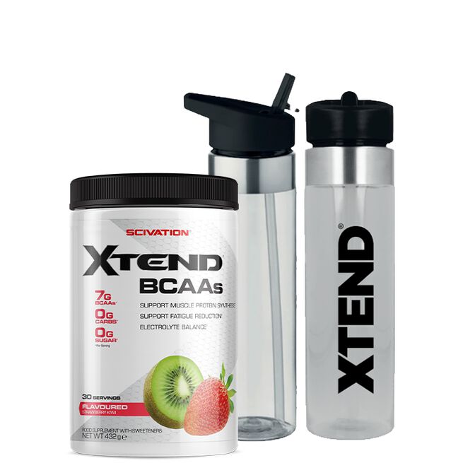 Xtend BCAA, 30 servings + bottle 650 ml 
