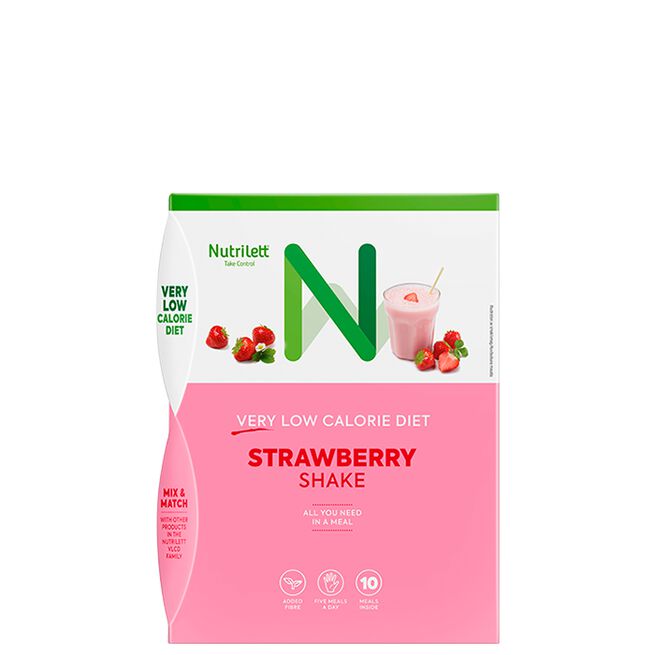 Måltidsersättning Shake Jordgubb 10 pack Jordgubb