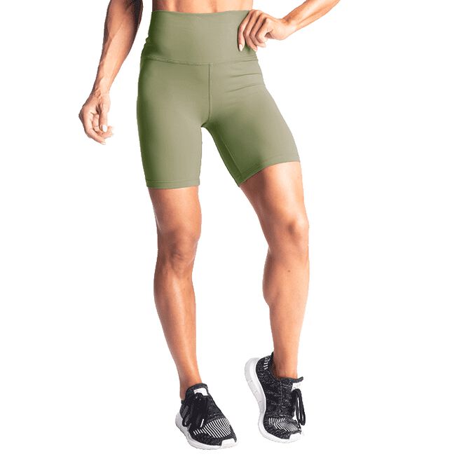 Core Biker Shorts, Washed Green, XS 