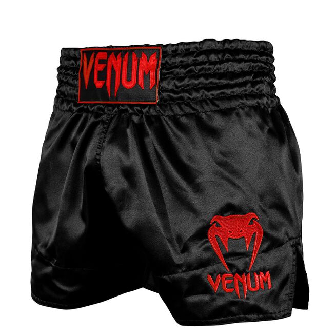 Venum Muay Thai Shorts Classic, Black/Red