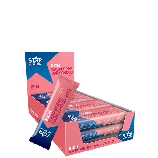12 x Proteinbar 55 g Raspberry Dark Chocolate (NEW)