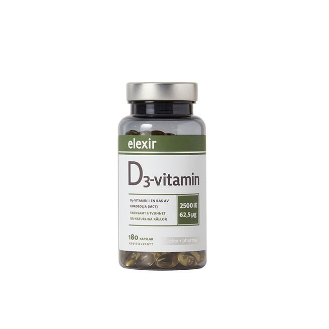 D3-vitamin 2500 IE 180 kapslar