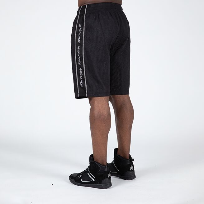 Buffalo Old School Workout Shorts, Black/Grey