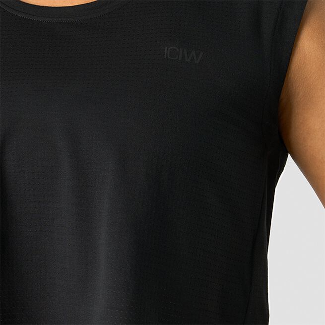 Stride Kort Träningslinne Svart